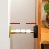 Yatak Baza Başlık Sabitleme Aparatı Ses Ve Sallanma Titreşim Önleyici Eşya Sabitleme Metal 2 Adet (6,5cm x 8,5cm) thumbnail 7