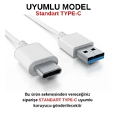 Sarı Kablo Ucu Koruyucu Type-c İle Uyumlu Silikon Koruyucu Kılıf - 5