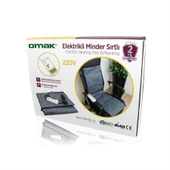 Elektrikli Minder Sırtlı Dijital Kumandalı Isıtıcı 220V Ayarlanabilir Sıcaklık Ergonomik Isıtma Pedi - 6