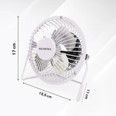 Kumtel 4'lü Masaüstü USB Fan - 5