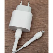 Beyaz Kablo Ucu Koruyucu İPhone 11-12-13-14 Pro & Promax & Plus Modelleri İle Uyumlu Silikon Koruyucu - 2