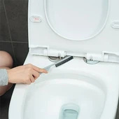 Silikon Tuvalet Klozet Detay Temizleme Ve İnce Detay Fırçası 2'Li Set - 5