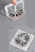 10 Adet Banyo Gider Süzgeci Saç Yakalayıcı Süzgeç Banyo Duş Gider Tıkanık Önleyici Süzgeç - 6