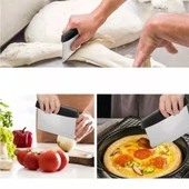 Hamur Kesme Aparatı Kesici Kazıyıcı Pasta Kek Şekillendiren Spatula - 5