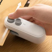 Poşet Kapatıcı Isıtıcı Sealer Kapatma Makinesi Pilli Poşet Ağzı Kapatma Mühürleme Makinası - 3