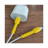 Kırmızı Kablo Ucu Koruyucu İPhone 11-12-13-14 Pro & Promax & Plus Modelleri İle Uyumlu Silikon Koruyucu - 7