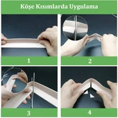 Su Sızdırmaz Geçirmez Bant Lavabo Küvet Kenar Bandı 3 adet - 5