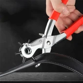 Kemer Delme Makinası Pratik 6 Başlıklı Kemer Delme Aleti Metal Kemer Delme Aparatı - 3