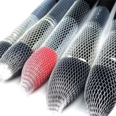 Makyaj Far Allık Kontür Eyeliner Fırça Koruyucu Set Esnek File Kapak Örgü Kılıf Seti 20li - 8