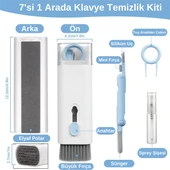7 In 1 Çok Fonksiyonlu Ekran Bilgisayar Laptop Klavye Telefon Kamera Airpods Araç Temizleyici Kit - 2