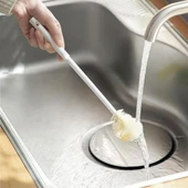 Beyaz Yaprak Model Silikon Uçlu Ekstra Yumuşak Bardak Şişe Ve Biberon Temizleme Fırçası - 4