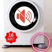 Beyaz Eşya Altlığı Ayağı Çamaşır Bulaşık Makinası Buzdolabı Yükseltici Titreşim Önleyici 16 Adet thumbnail 2