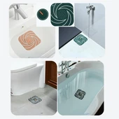 Silikon Kötü Koku Önleyici Delikli Banyo Mutfak Lavabo Koku Önleyici Sızdırmaz Ped Gri Renk - 4