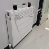 Kalorifer Üstü 5 Telli Askılı 60 cm Çamaşır Kurutmalığı Pratik Petek Üstü Kurutma Askısı - 4