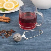 Paslanmaz Çelik Bitki Çayı Demleme Süzgeci Maşalı Çay Süzgeci - 2