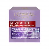 LOréal Paris Revitalift Filler Yoğun Dolgunlaştırıcı Yaşlanma Karşıtı Gece Kremi 50ml - Hyaluronik Asit - 2