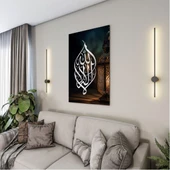 Dini Cam Tablo - Yatay Hat Sanatı - Dini Motif 08-030 - 4
