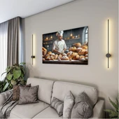 Mesleki Cam Tablo - Aşçı - Yatay Motif 01-167 - 4