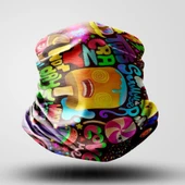 SUGAR Motorcu Bandana Maske Outdoor Boyunluk Unisex - 1