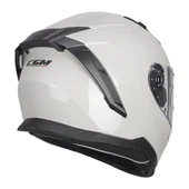CGM 311A BLAST MONO KAPALI MOTOSİKLET KASKI Beyaz / L - 3