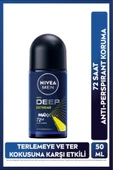 Nivea Men Deep Extreme Erkek Roll-On Deodorant 50 ml thumbnail 1