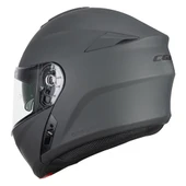 CGM 568A BER MONO ÇENE AÇILIR MOTOSİKLET KASKI SİYAH / L - 4