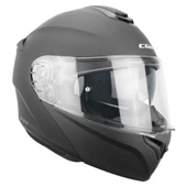 CGM 568A BER MONO ÇENE AÇILIR MOTOSİKLET KASKI SİYAH / L - 2
