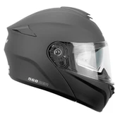 CGM 568A BER MONO ÇENE AÇILIR MOTOSİKLET KASKI SİYAH / S - 1