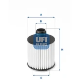 Ufi YAĞ FİLTRESİ FIORINO PUNTO 500L 25.139.00 - 2