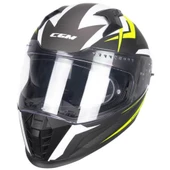 CGM 311G BLAST SPORT KAPALI KASK Mat Siyah-Sarı S thumbnail 2