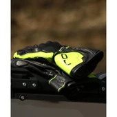 OJ SLEEK SİYAH/SARI KORUMALI UZUN RACING DERİ ELDİVEN S thumbnail 5