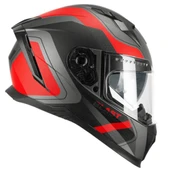 CGM 311R BLAST RACE KAPALI KASK Antrasit-Kırmızı S - 1