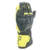 OJ SLEEK SİYAH/SARI KORUMALI UZUN RACING DERİ ELDİVEN S thumbnail 2