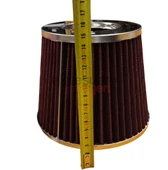 Açık Hava Filtresi Geniş Krom Başlı Kırmızı Renk - Süper Ses Yüksek Performans - 5