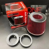 Açık Hava Filtresi Geniş Krom Başlı Kırmızı Renk - Süper Ses Yüksek Performans - 1