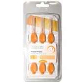 Pakdent Arayüz Fırçası 6 Lı Turuncu 0,45 Mm - 1