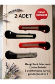 2 Adet Plastik Maket Bıçağı Falçata Geniş Büyük Boy - 1