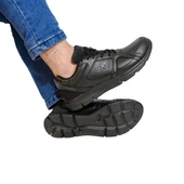 Kinetix Kalen Pu Siyah Hafif ve Rahat Günlük Spor Ayakkabı thumbnail 3