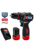 Sx17-2x2.0 Akülü Kömürsüz Darbeli Matkap 16v 2.0ah 50nm - 1
