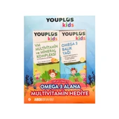 Youplus Kids Omega 3 Balık Yağı 150 ml + Kids VM 150 ml Kofre - 1