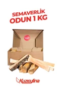 Semaverlik Odun 1 Kg - 15- 17 cm Özel kutusunda tek kullanımlık - 3