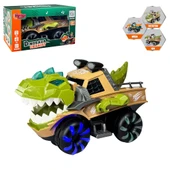 Işıklı, Müzikli, Hareketli, Hareket Sensörlü Dinozor Araba ile Maceraya Hazır Olun! - 2