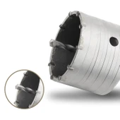 Adaptörlü Metal Sds Plus Elmas Panç Ø 50 mm Çap Delik Oyuk Açma Delme Buat Açma Testeresi 1 Adet - 6