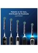 Oral-B Pro Cross Action X-Filament 4 Adet Siyah Şarjlı Diş Fırçası Yedek Başlığı - 6