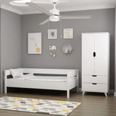 Fancium DKF-307 Aydınlatmalı Beyaz Tavan Vantilatörü - 3