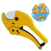 Boru Kesme Makası Büyük 42 mm Otomatik Bahçe Hortum Kesici Makası Su Tesisatı PPRC PVC Plastik - 1