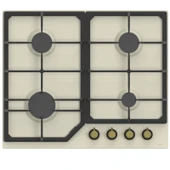 GL General GLO 024SARK Rustik 60 cm Krem Emaya Ankastre Ocak - 3