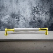 Anav Porselen Gold Altın Kulp 192 mm Mobilya Çekmece Mutfak Dolabı Dolap Kapak Kulplar Kulb Kulpu thumbnail 8