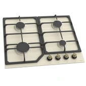 GL General GLO 024SARK Rustik 60 cm Krem Emaya Ankastre Ocak - 2