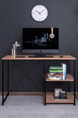 Atlas 120 Cm Raflı Çalışma Masası Bilgisayar Masası Ofis Ders Masası - 9